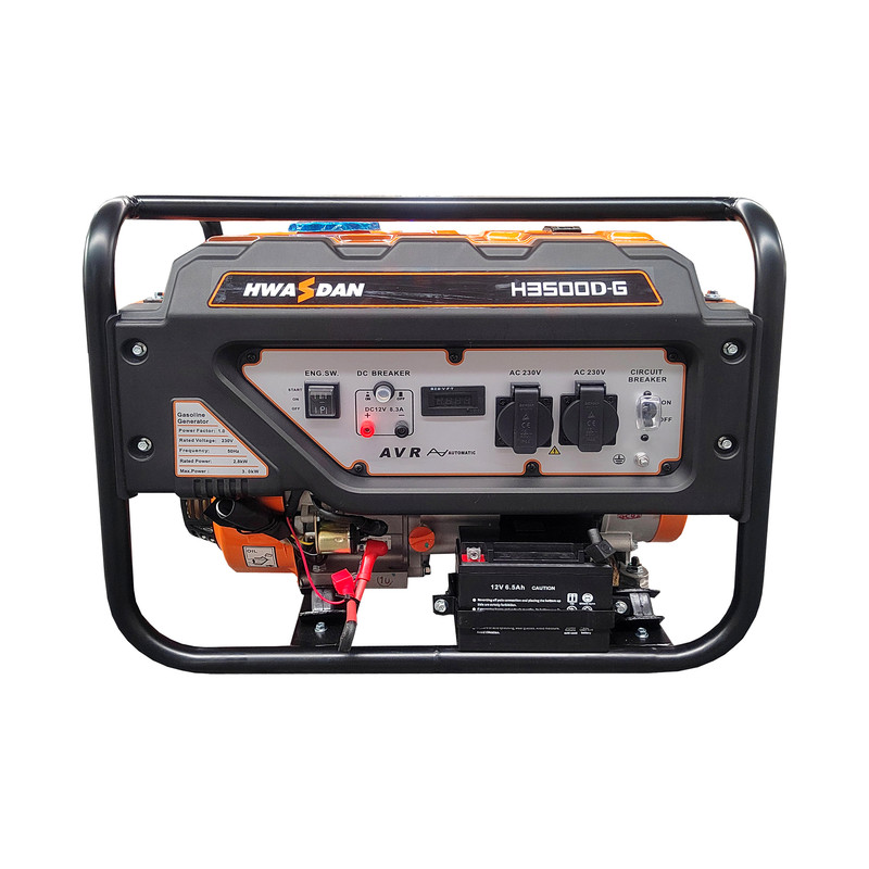 موتور برق بنزینی 8.5 اسب بخار هواسدان مدل H3500D-G