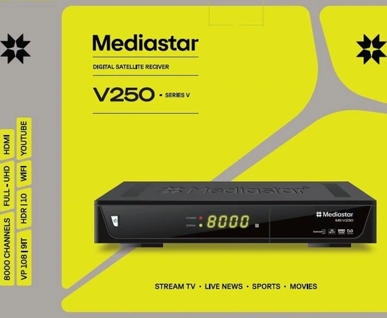 گیرنده دیجیتال مدیا استار V250 (قسطی ۴ ماهه)