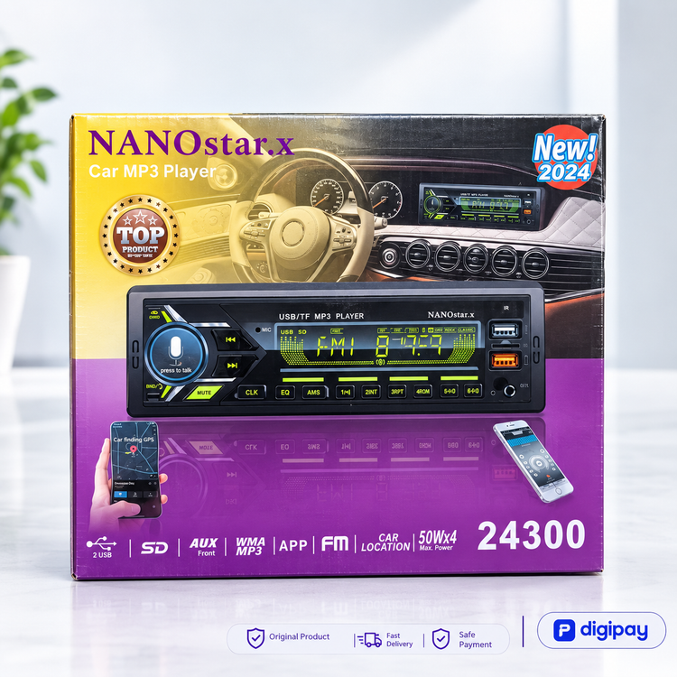 پخش ماشین آیسی بزرگ پایونیری برند معتبر نانو استار ایکس | NanoStar. X